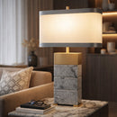 Contract furniture - Green Marble Table Lamp - www.oroatrade.com