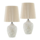 Modern European furniture - Pleated Linen Shade Table Lamps (2) - www.oroatrade.com