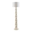 Contract furniture - Cream Spiral Accent Floor Lamp - www.oroatrade.com