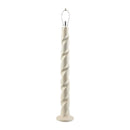 Contract furniture - Cream Spiral Accent Floor Lamp - www.oroatrade.com
