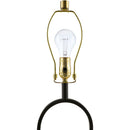 Contract furniture - Black Framed Cement Table Lamp - www.oroatrade.com
