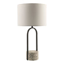 Contract furniture - Black Framed Cement Table Lamp - www.oroatrade.com