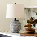 Hospitality furniture - Antique Gray Ceramic Table Lamp - www.oroatrade.com