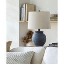 Hospitality furniture - Antique Gray Ceramic Table Lamp - www.oroatrade.com