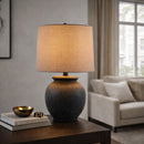 Hospitality furniture - Antique Gray Ceramic Table Lamp - www.oroatrade.com