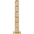 Modern European furniture - Natural Travertine Accent Floor Lamp - www.oroatrade.com