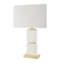 Contract furniture - Natural White Marble Table Lamp - www.oroatrade.com