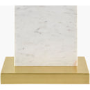 Contract furniture - Natural White Marble Table Lamp - www.oroatrade.com