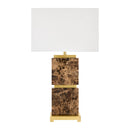 Contract furniture - Travertine Accent Table Lamp - www.oroatrade.com
