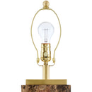 Contract furniture - Travertine Accent Table Lamp - www.oroatrade.com