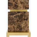 Contract furniture - Travertine Accent Table Lamp - www.oroatrade.com