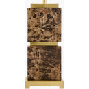 Contract furniture - Travertine Accent Table Lamp - www.oroatrade.com