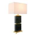Contract furniture - Travertine Accent Table Lamp - www.oroatrade.com