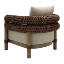 Hospitality furniture - Cushioned Wicker Outdoor Accent Chair - www.oroatrade.com