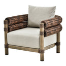 Hospitality furniture - Cushioned Wicker Outdoor Accent Chair - www.oroatrade.com