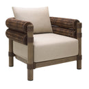 Hospitality furniture - Cushioned Wicker Outdoor Accent Chair - www.oroatrade.com
