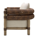 Hospitality furniture - Cushioned Wicker Outdoor Accent Chair - www.oroatrade.com