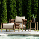 Hospitality furniture - Cushioned Wicker Outdoor Accent Chair - www.oroatrade.com