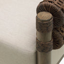 Hospitality furniture - Cushioned Wicker Outdoor Swivel Chair - www.oroatrade.com