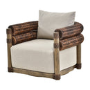 Hospitality furniture - Cushioned Wicker Outdoor Swivel Chair - www.oroatrade.com