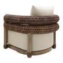 Hospitality furniture - Cushioned Wicker Outdoor Swivel Chair - www.oroatrade.com