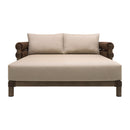 Hospitality furniture - Cushioned Wicker Outdoor Daybed - www.oroatrade.com
