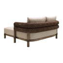 Hospitality furniture - Cushioned Wicker Outdoor Daybed - www.oroatrade.com