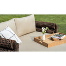 Hospitality furniture - Cushioned Wicker Outdoor Daybed - www.oroatrade.com