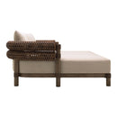 Hospitality furniture - Cushioned Wicker Outdoor Daybed - www.oroatrade.com
