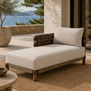 Hospitality furniture - Cushioned Wicker Outdoor Left-Armed Chaise - www.oroatrade.com