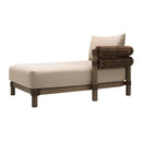 Modern European furniture - Cushioned Wicker Outdoor Left-Armed Chaise - www.oroatrade.com