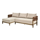 Modern European furniture - Cushioned Wicker Outdoor Left-Armed Chaise - www.oroatrade.com