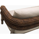 Hospitality furniture - Cushioned Wicker Outdoor Right-Armed Sofa - www.oroatrade.com
