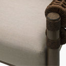 Hospitality furniture - Cushioned Wicker Outdoor Right-Armed Sofa - www.oroatrade.com