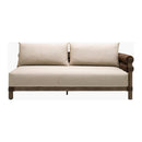 Hospitality furniture - Cushioned Wicker Outdoor Right-Armed Sofa - www.oroatrade.com