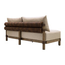 Hospitality furniture - Cushioned Wicker Outdoor Right-Armed Sofa - www.oroatrade.com