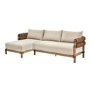 Hospitality furniture - Cushioned Wicker Outdoor Right-Armed Sofa - www.oroatrade.com
