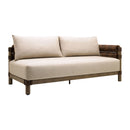 Hospitality furniture - Cushioned Wicker Outdoor Right-Armed Sofa - www.oroatrade.com