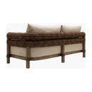 Hospitality furniture - Cushioned Wicker Outdoor Right-Armed Sofa - www.oroatrade.com