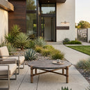 Hospitality furniture - Brown Stone Round Outdoor Coffee Table - www.oroatrade.com