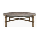 Hospitality furniture - Brown Stone Round Outdoor Coffee Table - www.oroatrade.com