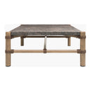 Hospitality furniture - Brown Stone Rectangular Outdoor Coffee Table - www.oroatrade.com