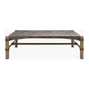 Hospitality furniture - Brown Stone Rectangular Outdoor Coffee Table - www.oroatrade.com