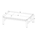 Hospitality furniture - Brown Stone Rectangular Outdoor Coffee Table - www.oroatrade.com