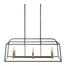 Contract furniture - Black Iron Framed 6-Light Chandelier - www.oroatrade.com