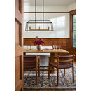Contract furniture - Black Iron Framed 6-Light Chandelier - www.oroatrade.com