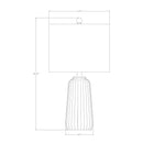 Contract furniture - Glazed Blue Ceramic Table Lamp - www.oroatrade.com