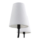 Modern European furniture - White Cotton Shade Chandelier - www.oroatrade.com
