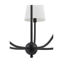 Modern European furniture - White Cotton Shade Chandelier - www.oroatrade.com