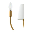 Modern European furniture - White Cotton Shade Chandelier - www.oroatrade.com